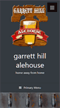 Mobile Screenshot of garretthillalehouse.com